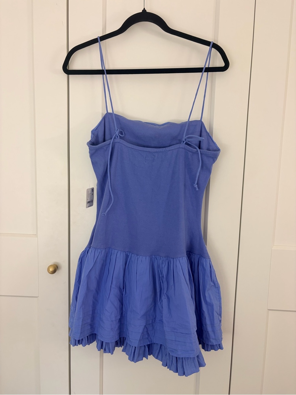 Free People Cornflower Blue Bliss Beauty Mini Dress | M - Picture 3 of 6
